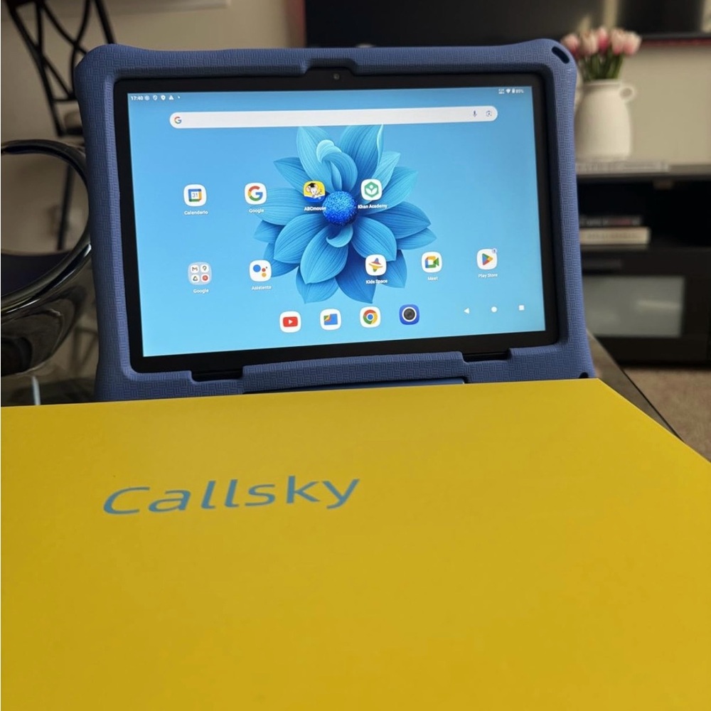Blue Tablet with Protective Case-Tablet, 10.1 Inch Android 15 Tablet - Picture 9 of 13